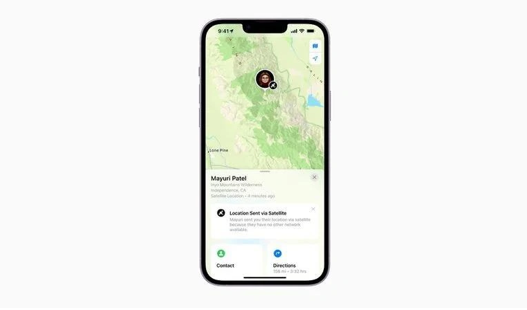 芒康苹果14维修分享iPhone14系列中 FindMy功能通过卫星分享位置方法教程 